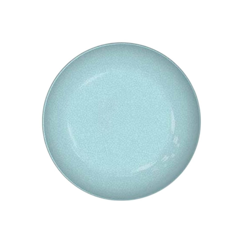 Assiette creuse Icy Turquoise - D 20 cm