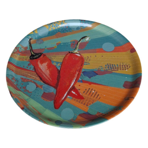 Assiette à pizza 31 cm de diamètre Piment