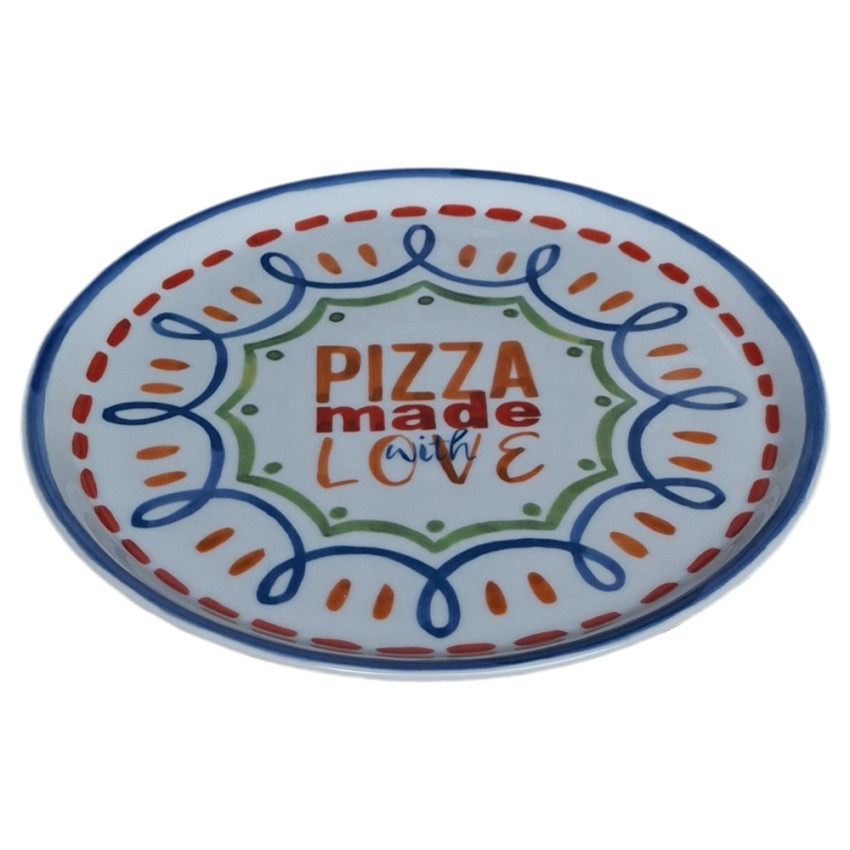 Assiette à pizza 31 cm de diamètre 4 Saisons