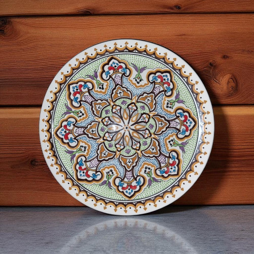 Plat de service Etoile d'Ishtar Noir - D 37 cm