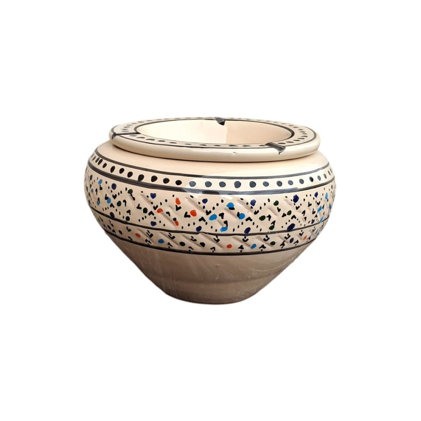 Cendrier marocain Marrakech Beige - Grand modèle
