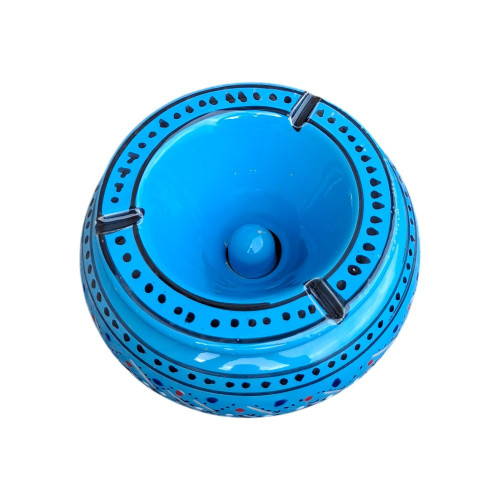Cendrier marocain Marrakech Bleu - Grand modèle
