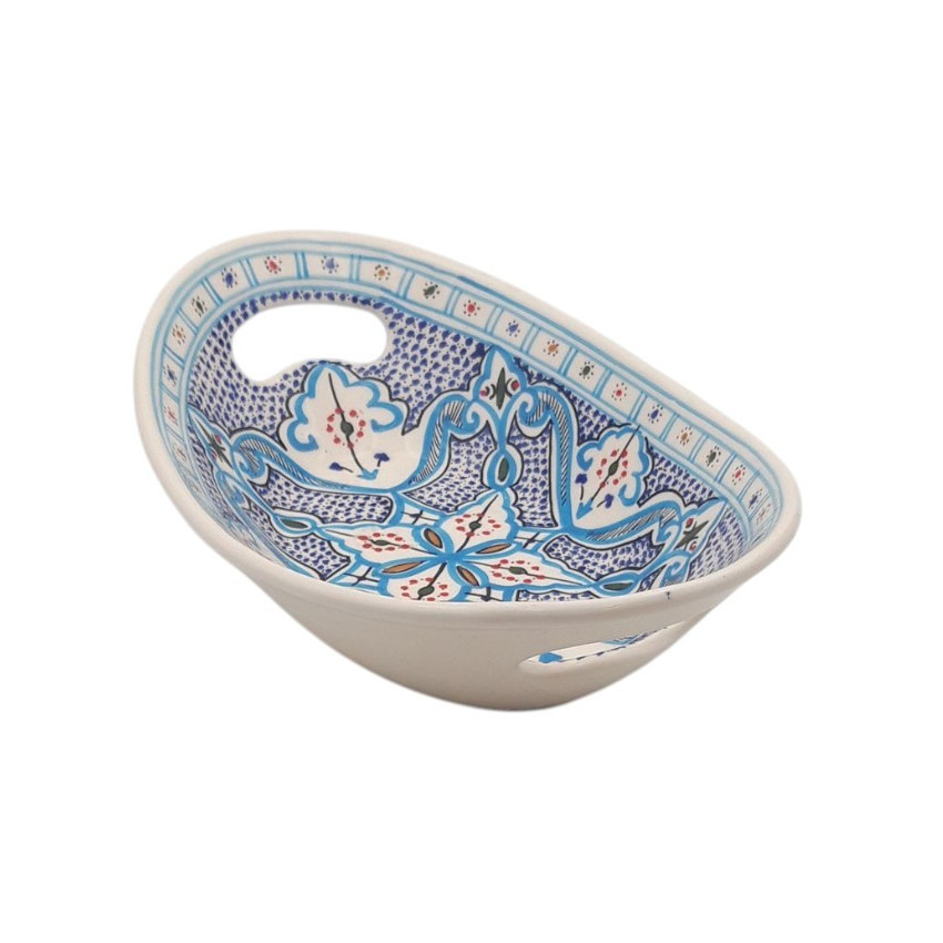 Corbeille à fruits Marocain turquoise