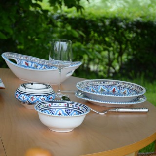 Corbeille Jileni turquoise