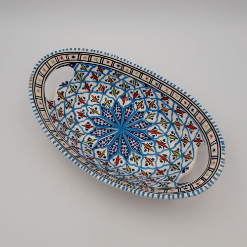 Corbeille Jileni turquoise