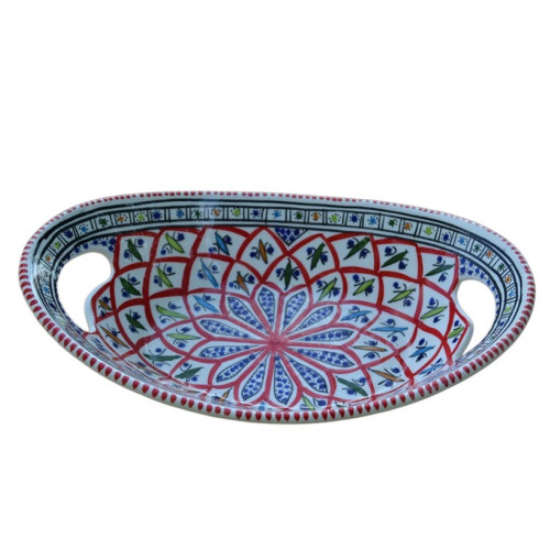 Corbeille à fruits Bakir rouge