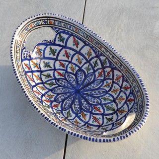 Corbeille Bakir bleu