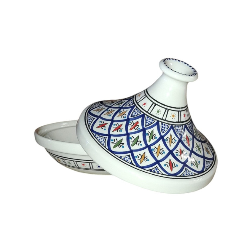 Tajine individuel de service Bakir bleu - D 22 cm