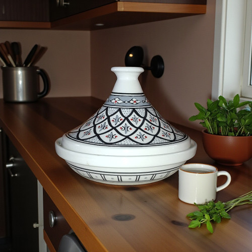 Tajine individuel de service Bakir Gris - D 22 cm