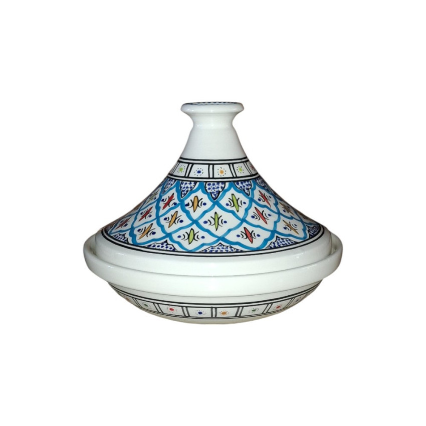 Tajine individuel de service Bakir Turquoise - D 22 cm
