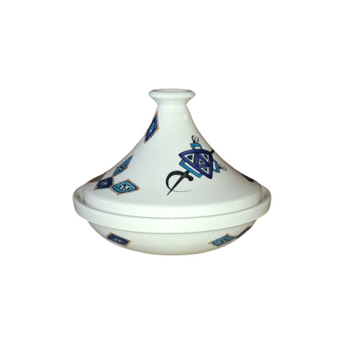 Tajine individuel de service Sahel Bleu - D 22 cm 2