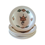 Lot de 4 assiettes creuses Tebsi Sahel Beige - D 23 cm