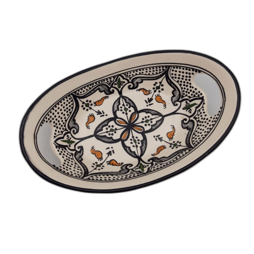 Corbeille à fruits Marocain noir Liseré