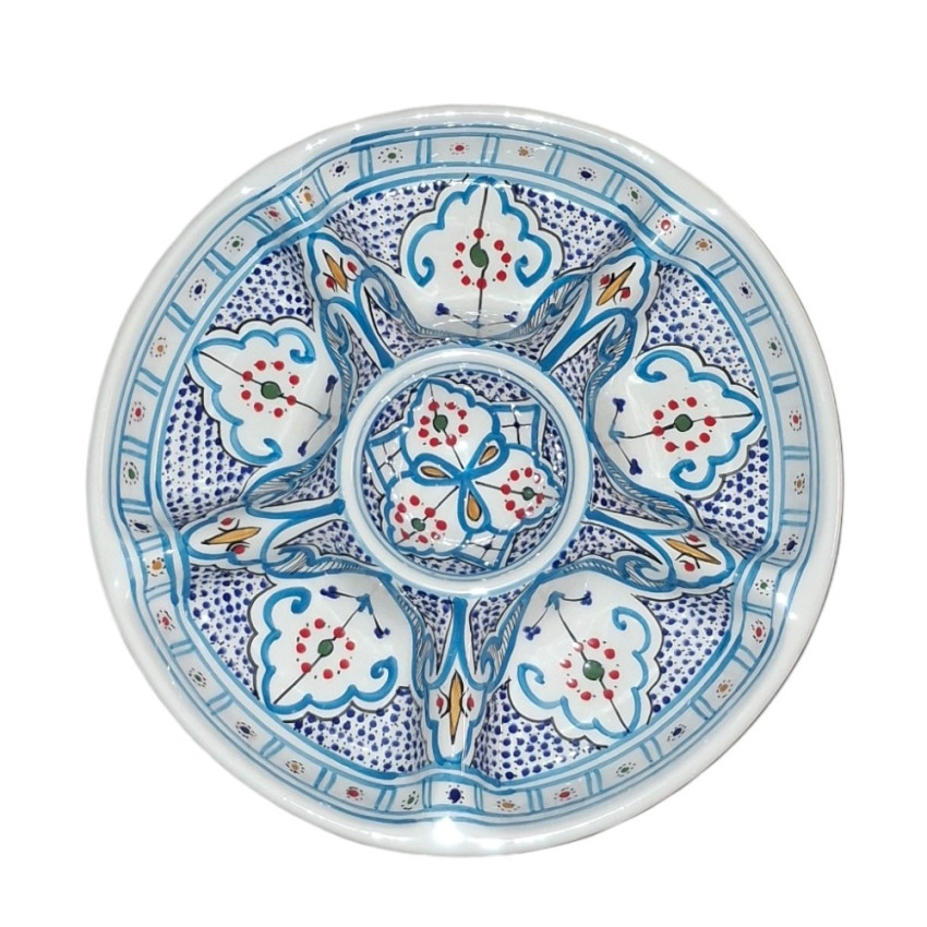 Plateau apéritif Marocain Turquoise