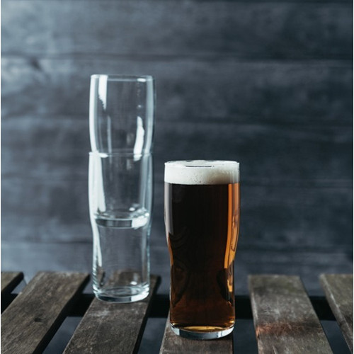 Verres à bière empilables T-Bier 33cl x 12