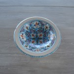 Assiette Tebsi Marocain turquoise - D 23 cm