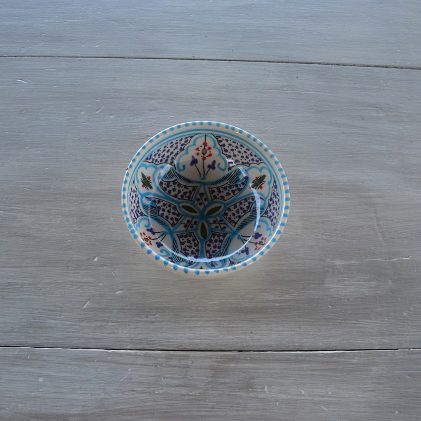 Bol Marocain turquoise - D 16 cm
