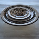 Assiette Tebsi Marocain noir - D 23 cm