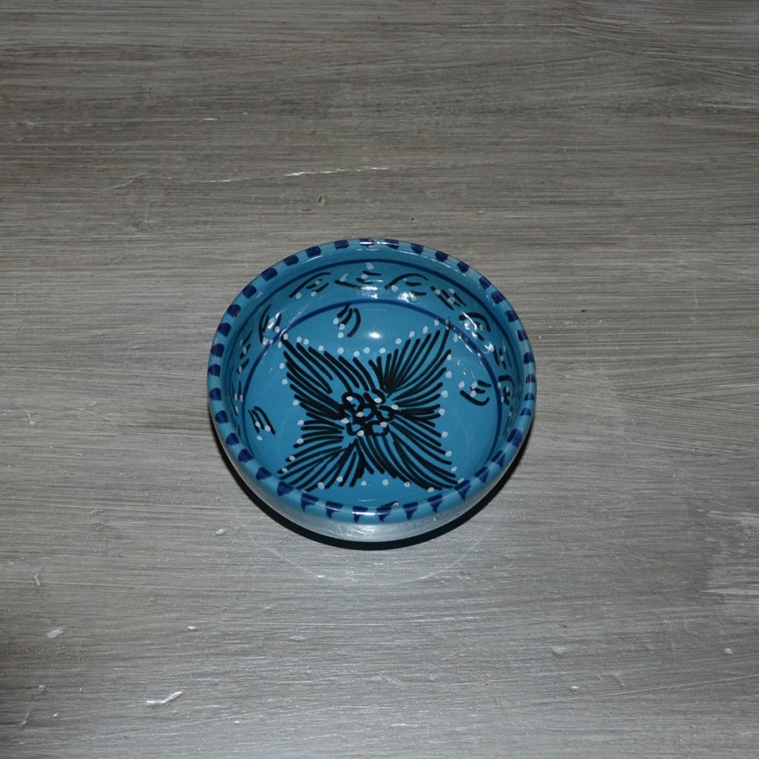 Service à apéritif Tatoué turquoise