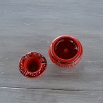 Cendrier tunisien Tatoué rouge - Petit modèle