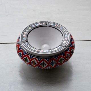 Cendrier anti fumée Bakir rouge - D 20 cm