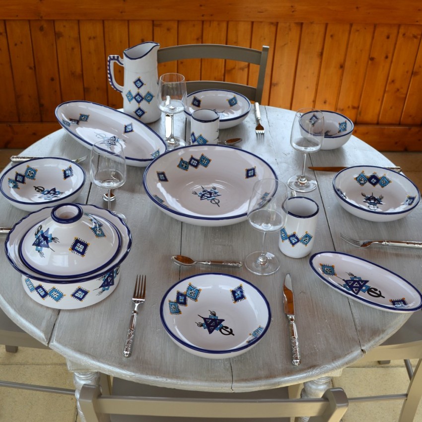 Jatte Khelel bleu - D 26 cm