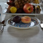 Lot de 6 assiettes à entrée ou dessert Bakir turquoise - D 20 cm