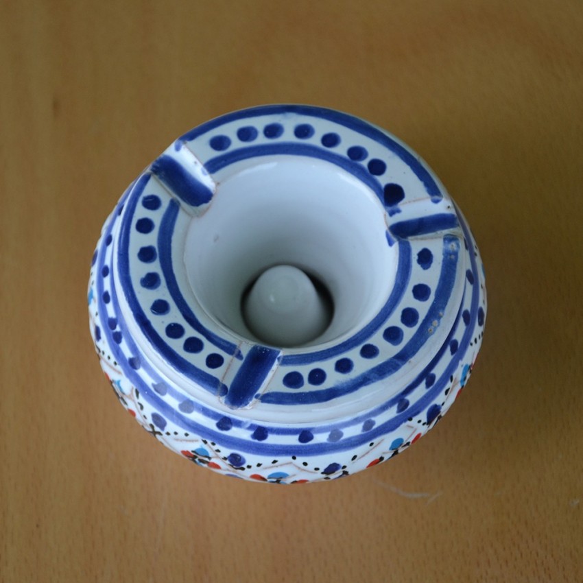 Cendrier Marrakech blanc - Mini modèle