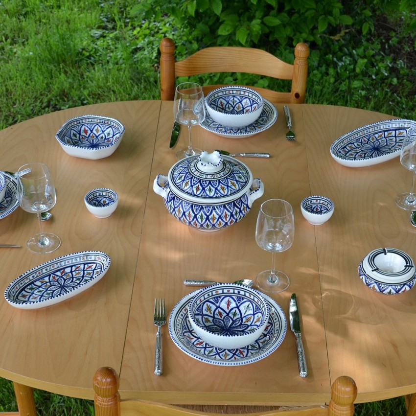 Soupière Bakir bleu