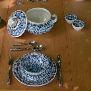 Bol Bakir turquoise - D 16 cm