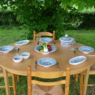 Service à couscous assiettes Tebsi Bakir Royal - 6 pers