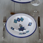 Lot de 6 assiettes Tebsi Sahel - Diam 24 cm