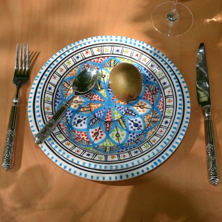 Lot de 6 assiettes à entrée ou dessert Bakir Royal - D 20 cm