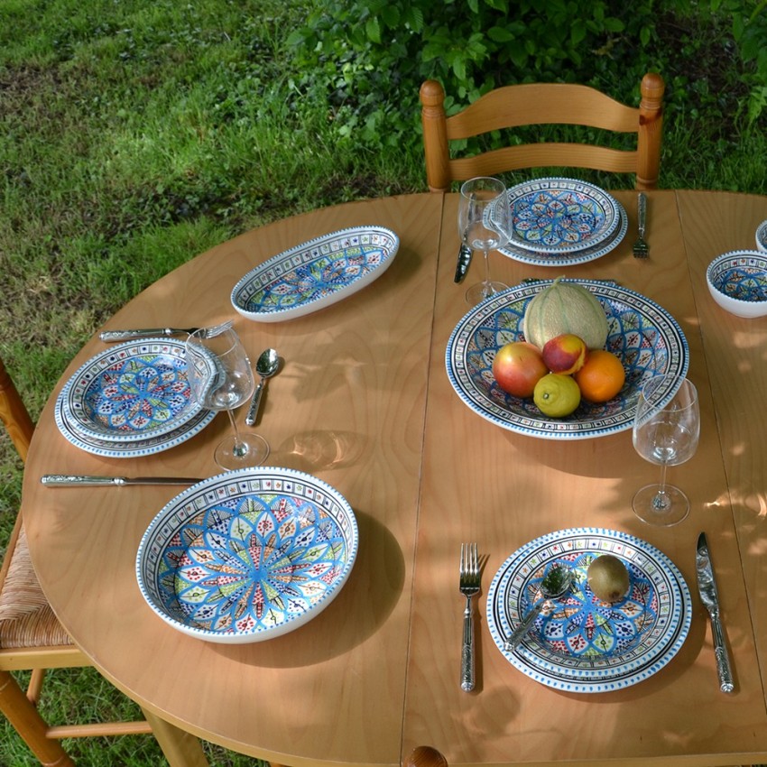 Lot de 6 assiettes à entrée ou dessert Bakir Royal - D 20 cm