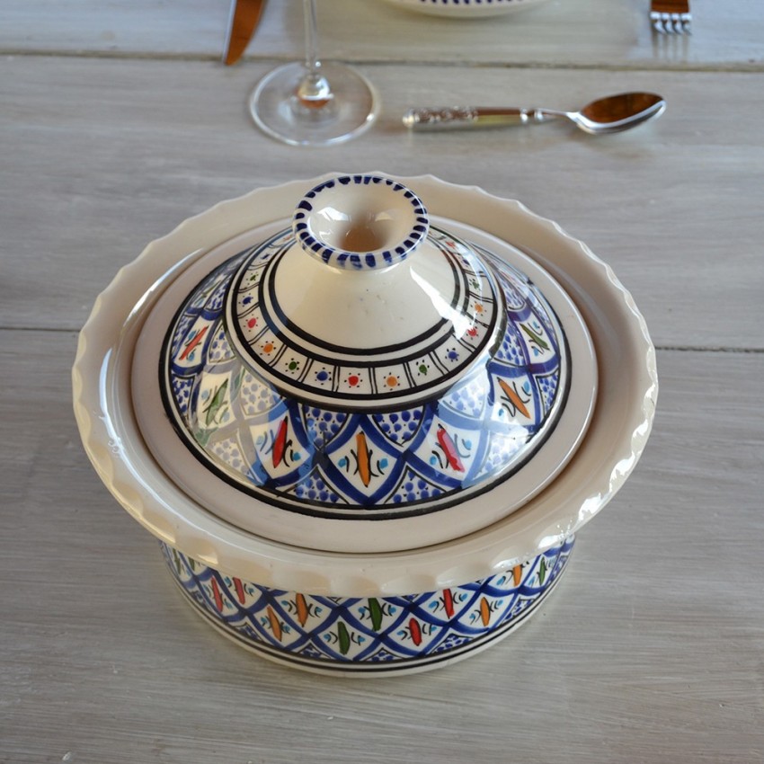 Service à soupe Bakir bleu - 12 pers