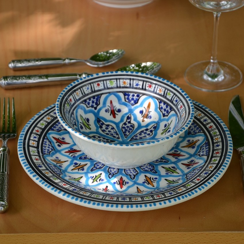 Service à soupe Bakir  turquoise - 8 pers