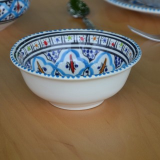 Coupelle Bakir turquoise - D 15 cm