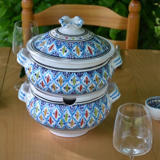 Couscoussier Bakir turquoise - Petit modèle