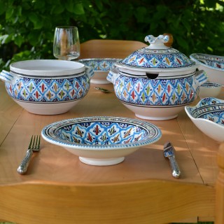 Couscoussier Bakir turquoise - Petit modèle