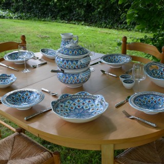 Couscoussier Bakir turquoise - Grand modèle