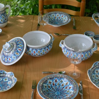 Couscoussier Bakir turquoise - Grand modèle