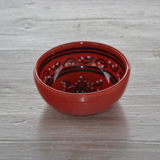Bol Tatoué rouge - D 15 cm