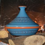 Tajine Marrakech Bleu - D 31 cm traditionnel