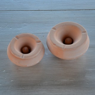 Lot de 5 Cendriers tunisiens en terre cuite - Moyen modèle