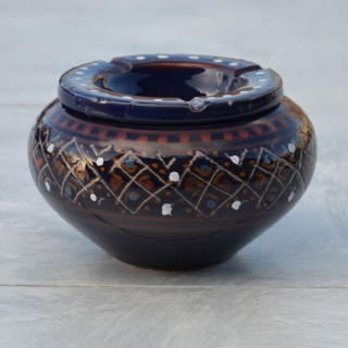 Cendrier anti fumée Marrakech Bleu nuit- Moyen modèle