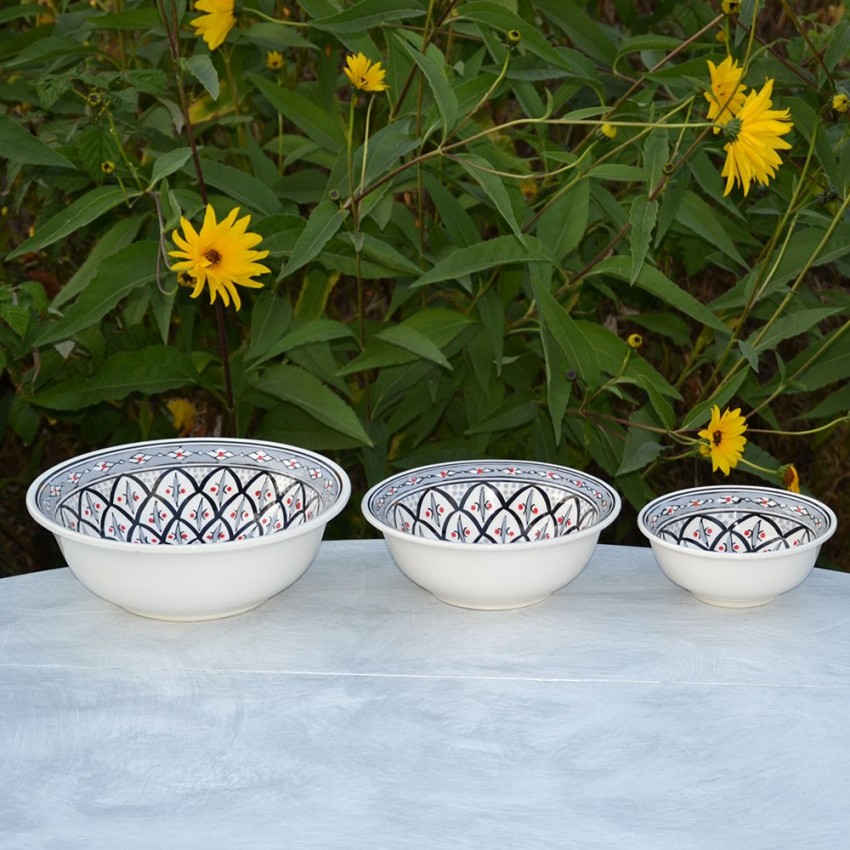 Saladier Bakir gris - D 20 cm