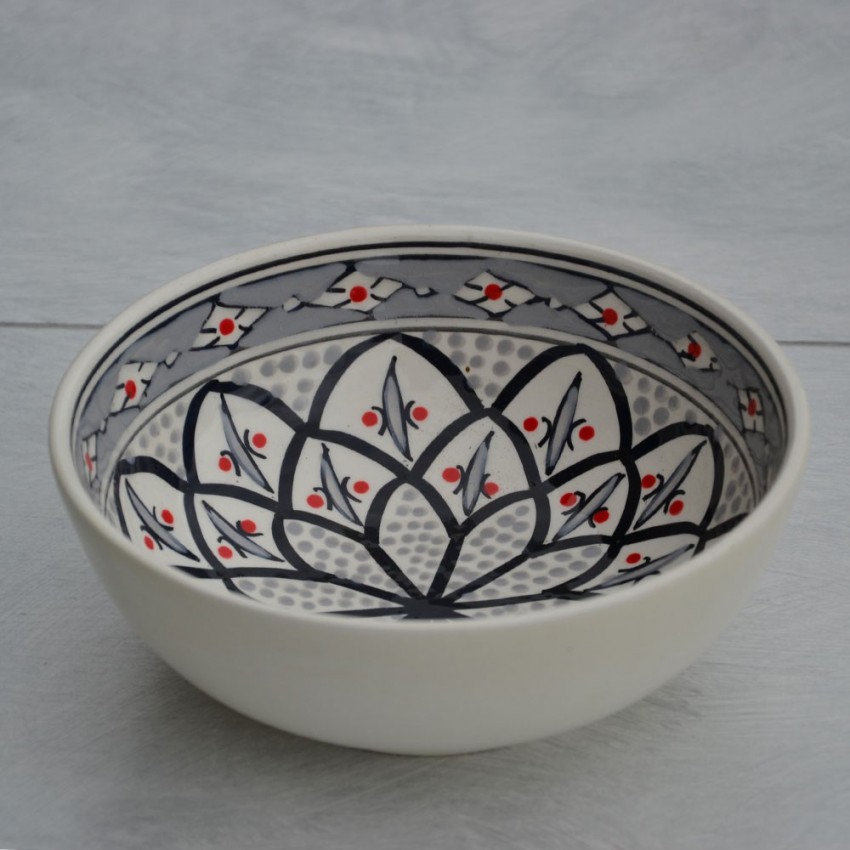 Bol Bakir gris - D 18 cm