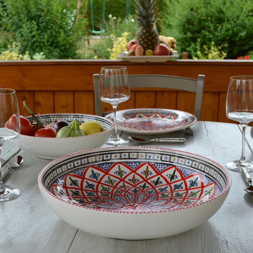 Jatte Bakir rouge - Diam 31 cm