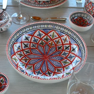 Jatte Bakir rouge - Diam 31 cm