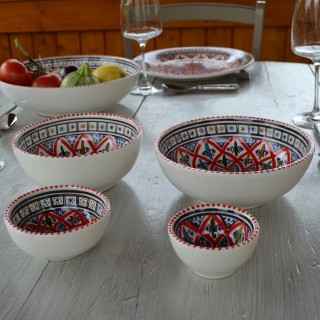 Bol Bakir rouge - Diam 8 cm